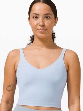 Lululemon Align Tank Light Blue Size 8 Built-In Bra